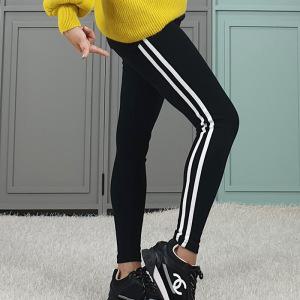 도톰 피치기모 두줄 여성레깅스 바지 트레이닝복 팬츠