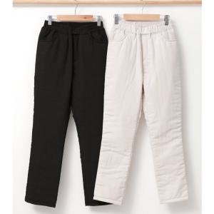 제니유 늘씬해 여성 패딩 방한 일자 겨울 바지