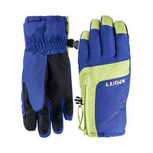 루디스 컴포트핏 LGJ431GA 블루 주니어 스키 보드 오지 방한 장갑