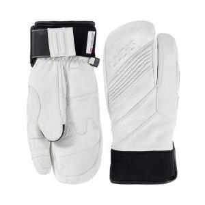 루디스 마스터프로 LUP01MG06 화이트 스키 보드 삼지 방한 가죽 장갑