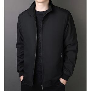 솔리드 일반 융털 기모 안감 블루종 퀼팅 자켓 베이직 심플 데일리 집업 점퍼