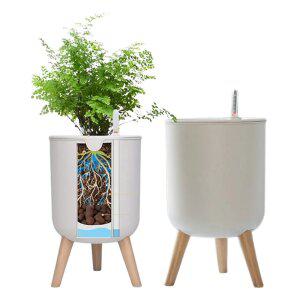 플라스틱 저면관수 화분 거실 인테리어 홈가드닝 급수 화분