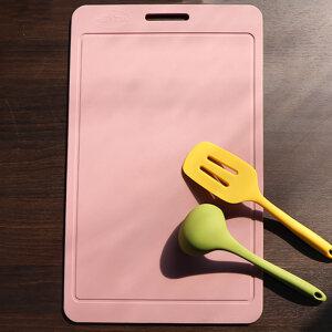 헤스타 국산 100% 실리콘도마 대형 핑크 캠핑 소풍 주방 업소 식세기가능 칼집안나는