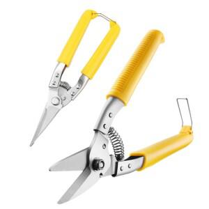 다용도 고강도 탄성 철근 스틸 절단 일자 엘보 가위 원예 전기 테이프 공예 미끄럼방지