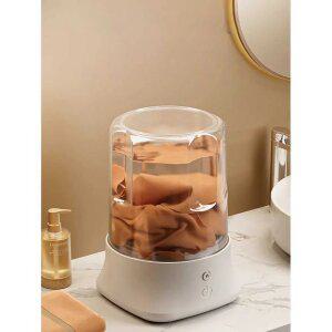 J2K 미니 소형 세탁기 충전식 여행용 양말 속옷용 무선