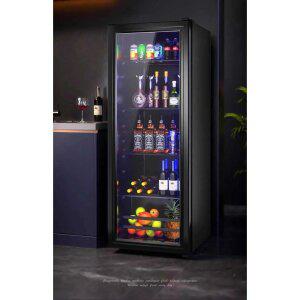 J2K 음료 주류 냉장고 업소용 소형 대용량 투명 냉장