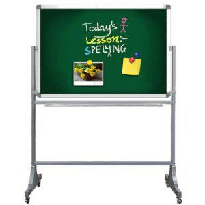 학교 사무실 학원 강의실 관공서 이동식 보드 자석 물백묵 양면 칠판 900x1500