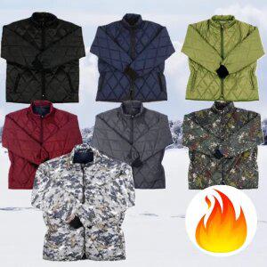 국산 겨울 방한 작업복 방한복 패딩 차이나 깔깔이 점퍼