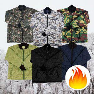 국산 겨울 방한 작업복 방한복 깔깔이 패딩 점퍼 깔깔이 카라