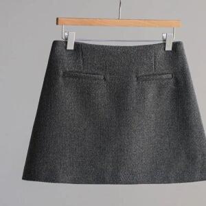 [잇수다랩] 르비쥬 트위드 스커트 (바지안감)