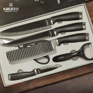 독일 크루거칼 스텐인리스 6종 주방칼 3P+주방가위 1P+과도 1P+감자칼 1P 선물 세트