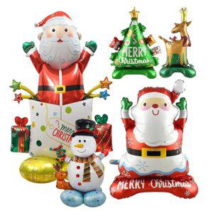 스탠딩 대형 산타풍선 눈사람 루돌프 트리풍선 크리스마스 포토존