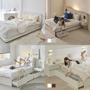 [12월 5% 최종판매가 83,430] 휴도 다감한 선유 침대 모음전 패브릭 LED 자작나무 저상