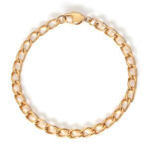 심플 / 14Kgp 옐로골드 여성 패션 볼드 체인 팔찌