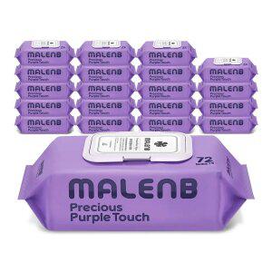 마렌비 물티슈 프리셔스 퍼플터치 72매 (20팩) 80평량 고평량