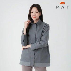 [PAT 여성] 배색 사파리 힙기장 점퍼_MI61301