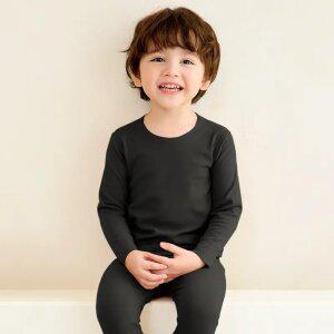 유니프랜드 심리스웜기모(BK) 9부내의 무봉제 노라인 프리컷 키즈 주니어 아동실내복