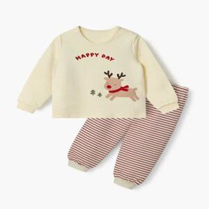 유니프랜드 해피루돌프 보온내의 아동 겨울 실내복