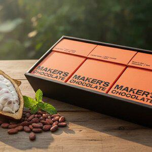 [메이커스초콜릿] 카카오 닙스+티백+빈투바 초콜릿 3종 수제 고급 선물 세트 패키지 답