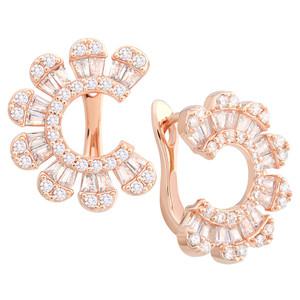 [라울스톤] 14K 골드필드핀 이어링 잔느 화려한 여성 패션 데일리 심플 원터치 귀걸이