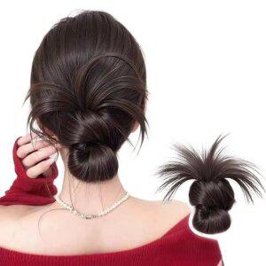 가시머리 가발 부분 반묶음 가시번 까치머리 집게핀 삐침머리