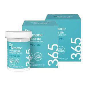 [T감사제] 드시모네 365 캡슐(100억+아연) 30캡슐, 2개