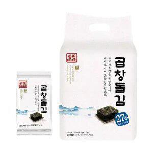 [T감사제] 광천 곱창 돌김 5g, 27입, 1개
