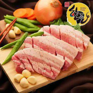 [T감사제]돈팡 고소한 육질! 한돈 생 삼겹살 600g+600g