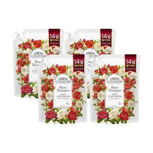 [T감사제] 르샤트라 로즈부케 섬유유연제 1.6L, 4개