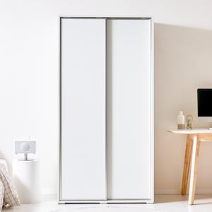 [레오가구] 슬라이딩원 올화이트 E0 옷장 1000