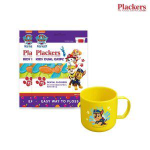 플랙커스 X 퍼피구조대 키즈 치실 75개입 2개 + 양치컵