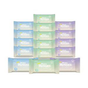 NEW 하기스 퓨어쁘띠 생분해 물티슈, 20매, 16입, 1개