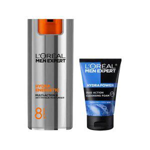 로레알파리 맨 엑스퍼트 멀티액션8 안티에이징 올인원 50ml + 클렌징 폼 50ml