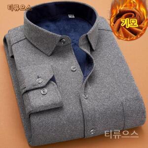 가을 겨울 도톰한 기모 남방 체크 남방 출근 비즈니스 캐주얼 근무복 오피스룩 티류으