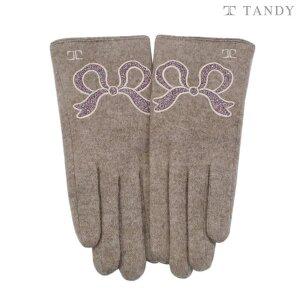 탠디 트윙클리본 스마트터치 여성용 모장갑