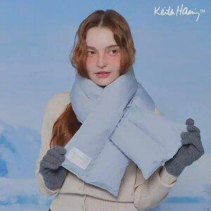 키스해링 히든포켓 남여 공용 패딩목도리 머플러 목도리 넥워머