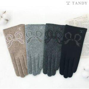 탠디 트윙클리본 스마트터치 여성용 모장갑 1개+1개