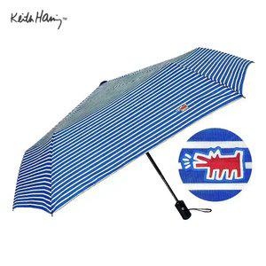 키스해링 6K 스트라이프 3단완전자동우산