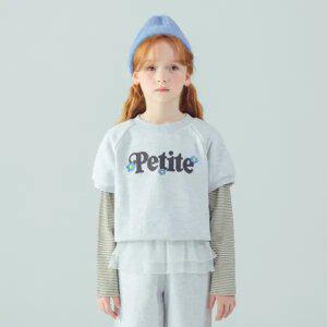 [아이러브제이] 쁘띠플 기모 레이어드 맨투맨 JXWTO35