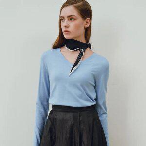 [T감사제][이사베이] IB 베이직 V넥 긴팔 풀오버 (VJUCX9901)