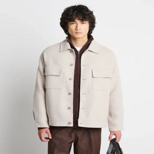 [STCO] 핸드메이드 울 블루종_아이보리 (오버핏)-SCTTD12OSI