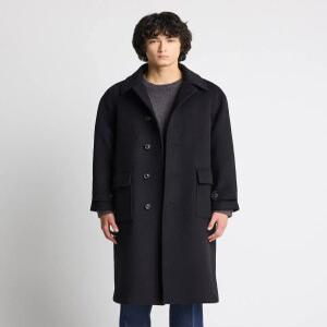 [CODI GALLERY] 캐시미어 블랜드 발마칸 코트 블랙 (세미오버핏)-CCTVD11NSB
