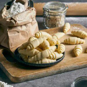 [내일도착] 밀크앤허니 생지 2종(크로와상/모닝빵)