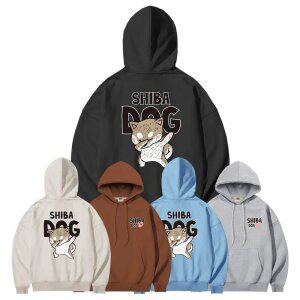 제네브 국내생산 특양 헤비 기모 후드티 시바도그/M-3XL까지