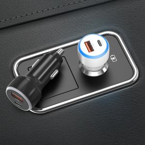 모락 네다 V6 48W PD PPS 2포트 차량용 초고속 충전기