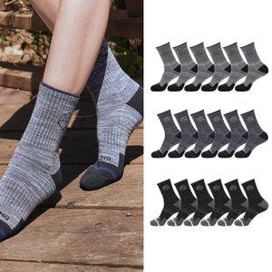 콜핑 베이스 쿠션 미드 양말 6세트 등산 양말