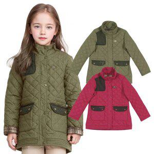 콜핑 여아동 안감 등산 퀄팅 중기장 키즈 패딩 자켓 1564JK645G