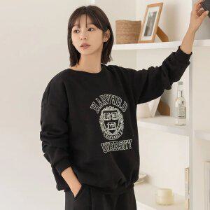 [엘리시아] 30% 12월 특가 [MADE] 유닛 캐주얼 기모 맨투맨 T