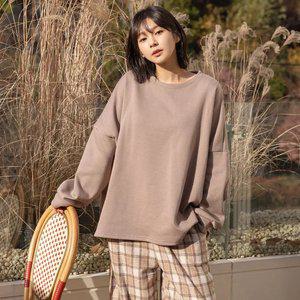 [엘리시아] 30% 12월 특가 [MADE] 우디 가오리 기모 맨투맨 T