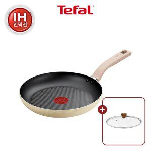 [테팔] 데이지 인덕션 프라이팬 28cm+우드뚜껑 28cm